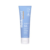 ThinkSport SPF 50 Mineral Sunscreen, envase de 3 oz, protección diaria para piel activa.