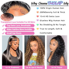 Tholap pre plucked hairline with baby hairs for seamless edge.