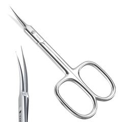 THRAU Cuticle Scissors with a precision blade for clean, precise trims.