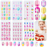 Thrilez uñas postizas para niñas con flores: arte rápido y seguro.