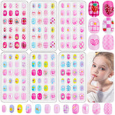Thrilez uonas postizas para niñas rosadas: paquete de 144 piezas para looks variados.