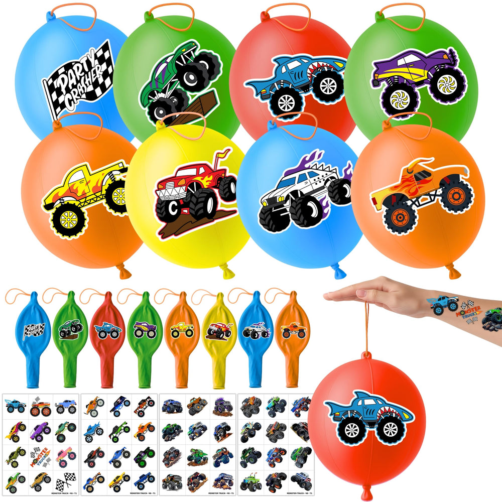 ThuanXuanLoc globo inflable de 18 pulgadas con camión monstruo, ideal para fiestas.