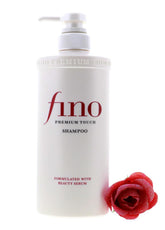 Thunder Tech JapanFino Premium Touch Moist Shampoo bottle promotes hydration for dry hair.