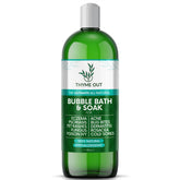 Thyme Out Burbujas Baño Orgánico: espuma suave para relajación en casa