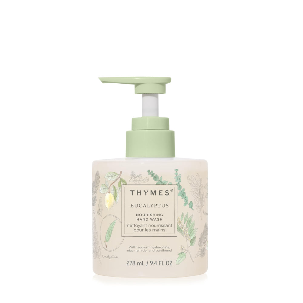Thymes Nourishing Hand Wash bottle front for elegant kitchen or bath display