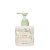 Thymes Nourishing Hand Wash bottle front for elegant kitchen or bath display