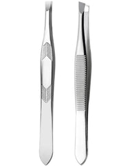 Tiankohelan diagonal tweezers for precise eyebrow shaping and hair removal.