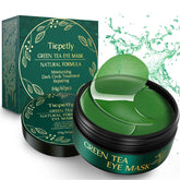 Tiepetly parches para ojos con colágeno y té verde para hidratación suave.
