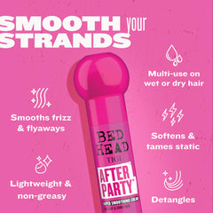 TIGI Bed Head After Party es adecuada para cabello liso, ondulado y rizado.