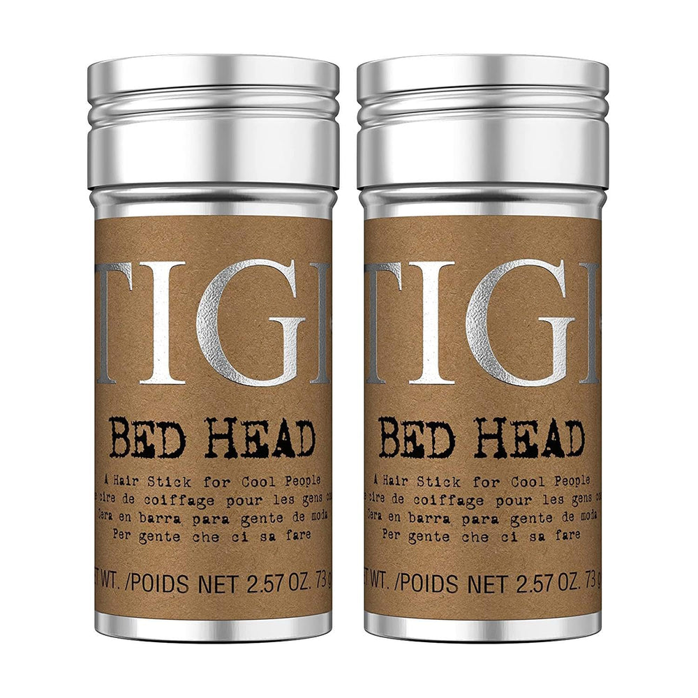 TIGI Bed Head hair wax stick 2-pack for mess-free direct application.