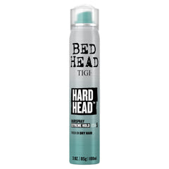TIGI Bed Head Hard Head mini-atomizador para retoques rápidos y fijación duradera.
