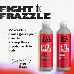 Hands applying Resurrection Shampoo to wet hair to begin repair and shine