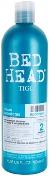 TIGI Bed Head Recovery Champú en botella de 750 ml para recuperación capilar.