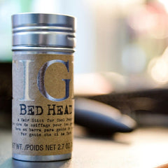 TIGI Bed Head wax stick direct application for precise styling.