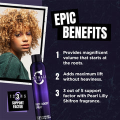 Catwalk Root Boost de TIGI, textura ligera que aporta volumen y movimiento.