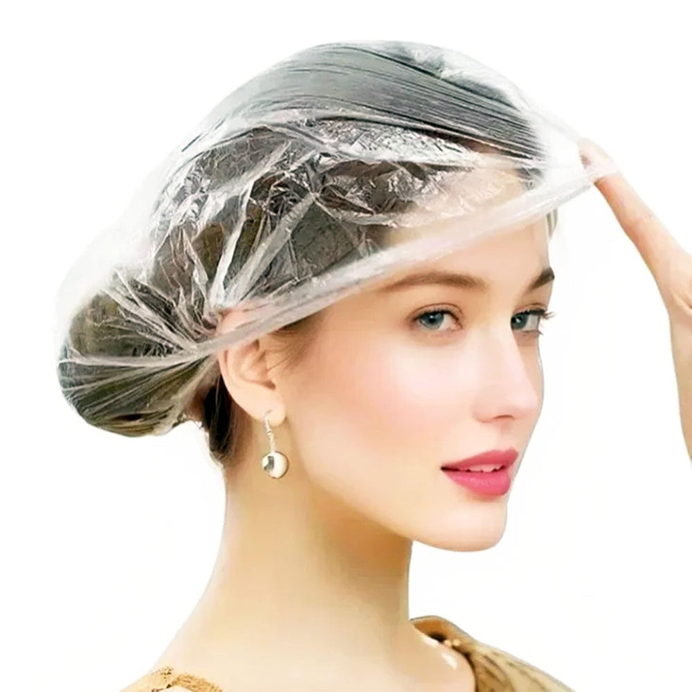 Gorra desechable Tihzheoy transparente protege el cabello durante la ducha