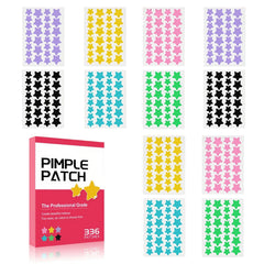 Tikiyoun star-shaped patches in a 336-count pack for ready blemish coverage.