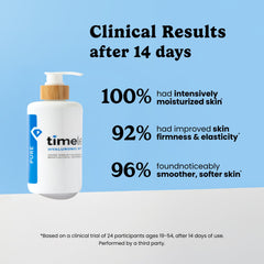 Timeless Skin Care Hyaluronic Acid Serum label closeup highlights clean, fragrance-free formula.