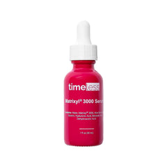 Timeless Skin Care Matrixyl 3000 Serum bottle pour shows easy-to-pour design for daily use