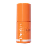 Timeless Skin Care Vitamin C Serum in an amber bottle for a brightening daily boost