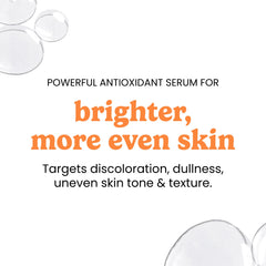 Close-up of serum texture on skin showing lightweight absorption.