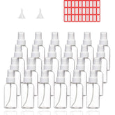 TINFO 24-pack clear 50ml spray bottles ideal for travel and refilling