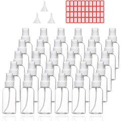 TINFO 30ml spray bottles front view, ideal for travel and refillables.