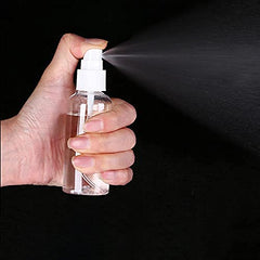 TINFO travel clear 30ml bottles packed for trips.