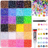 TINKRSTUFF cristales de resina jelly 3mm en caja con rejillas para manualidades