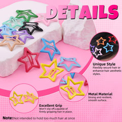 TINKRSTUFF durable metal star hair clip for long-lasting wear.