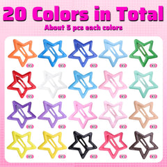 TINKRSTUFF non-slip star clip keeps hair in place during activities.