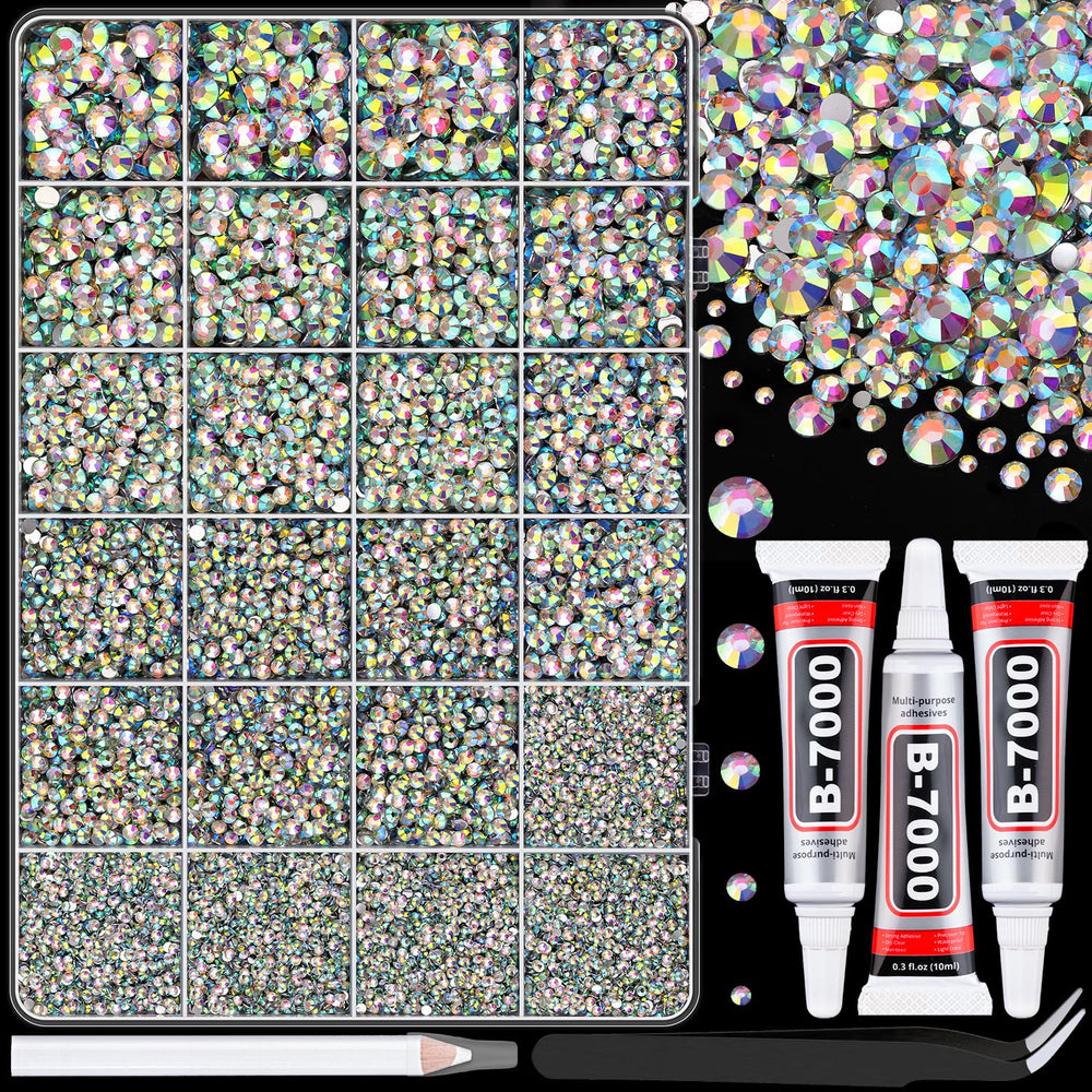 TINKRSTUFF resina rhinestones AB destellos para manualidades con brillo duradero