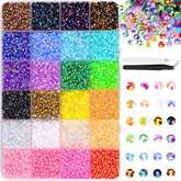 TINKRSTUFF cristales de resina 3mm, paquete de 24 cuadrículas para proyectos grandes