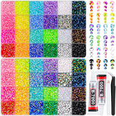 TINKRSTUFF rhinestones 3mm-4mm-5mm mixed colors sparkle in crafts.