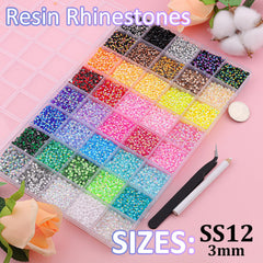 TINKRSTUFF AB-coated rhinestones reflect light for vibrant craft accents