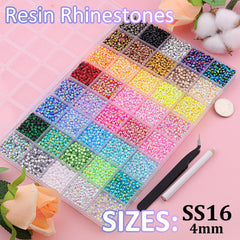 TINKRSTUFF rhinestones with tweezers and pickup pen for easy placement.