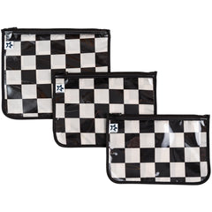 Tiny Twinkle diaper bag pouch with clear front for quick access to essentials.