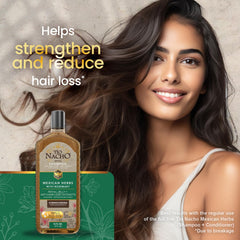 Tio Nacho Ginseng hair-strengthening splash shows energizing formula.
