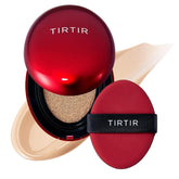 TIRTIR base en cojín rosado con glow satinado para piel radiante.