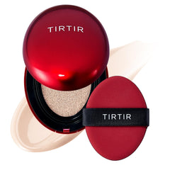 TIRTIR base en cojín Mask Fit Red Porcelana: cobertura pareja y duradera todo el día.