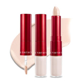 TIRTIR Glide&Hide Concealer, aplicador líquido, oculta ojeras y líneas para tono uniforme.