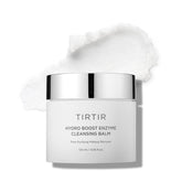 TIRTIR Hydro Boost cleansing balm jar close-up showing creamy texture for gentle cleansing