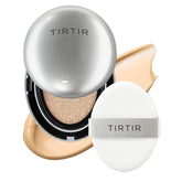 TIRTIR Mask Fit Aura Silver Cushion compact front showing premium packaging for everyday use