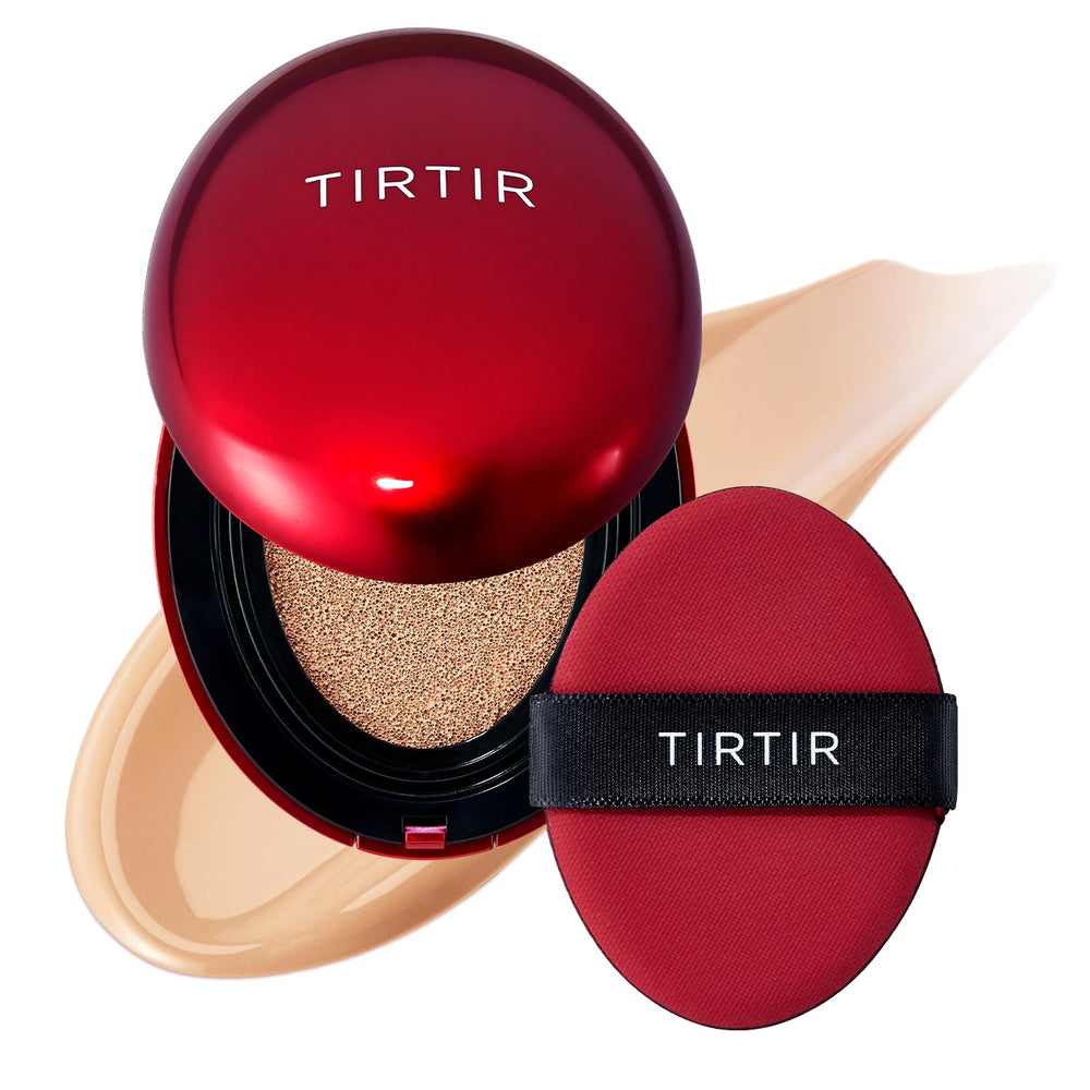 TIRTIR Mask Fit Red Cushion compact open for quick, flawless application and glass skin look