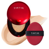 Packaging of TIRTIR Mask Fit Red Cushion Foundation shown for easy daily use