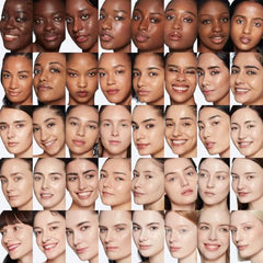 TIRTIR Mask Fit Red Cushion swatches show broad shade range for glass skin.
