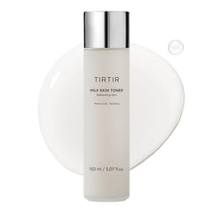 TIRTIR Milk Skin Rice Toner bottle close-up highlighting hydration