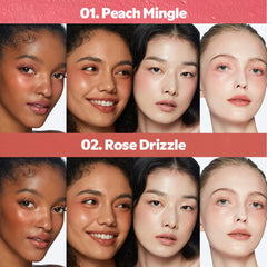 TIRTIR Mood Glider Tono Peach Mingle ilumina labios y mejillas con brillo natural