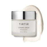 TIRTIR Crema Ceramida en botella para hidratación duradera.