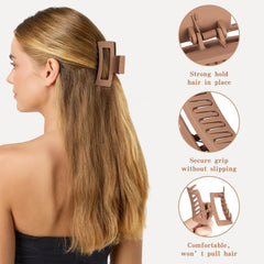 Pinzas Tisenla para cabello grandes, sujeción potente para cabello grueso.